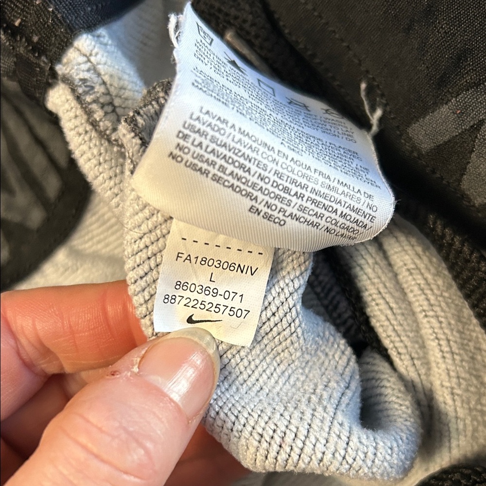 Nike Dry Men's Dri-FIT Taper Fitness  Pants Gray size large - Picture 7 of 8